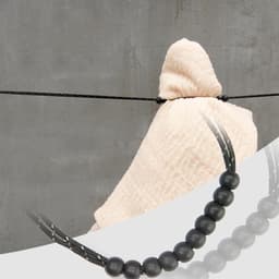 Draagbare Waslijn - Reis Wasrek - Buiten Droge Kleding - Winddicht Dubbel Touw - Tot 3.5 Meter - Zwart — thumbnail 3