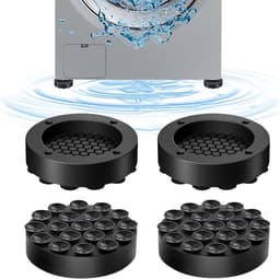 Universele anti-vibratie voeten voor wasmachines, 4 stuks, schokabsorbers voor stabiliteit en anti-slip voor wasmachines en drogers — thumbnail 1