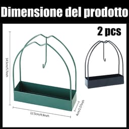 Dailygoods- Muggenspoelhouder - Draagbare/Hangende Muggenspoelhouder - 2 Stuks - Voor Binnen/Buiten - Inclusief Reinigingsborstel - Geschikt voor Outdoor Gebruik - Muggenspoel — thumbnail 2