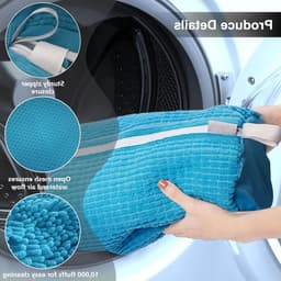 Schoenenwaszakken voor de wasmachine - 2 stuks ademend en chenille, ideaal voor het reinigen van schoenen — thumbnail 5