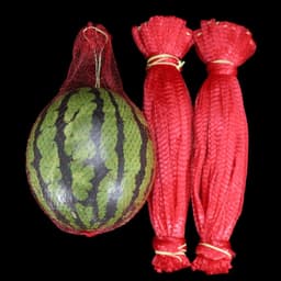 Voedselnetjes - Opbergzakken - Fruit Beschermen - Trekkoord Sluiting - 100 stuks - Rood — thumbnail 3