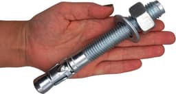 4x Verzinkte Wigankers M20 x 160 mm - Sterke Betonankers en Metselankers voor zware bevestiging — thumbnail 4