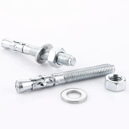 Heavy-duty pluggen - Industriële boutankers - Gebouwstructuur bevestigen - Duurzaam verzinkt - M12x100 mm — thumbnail 2