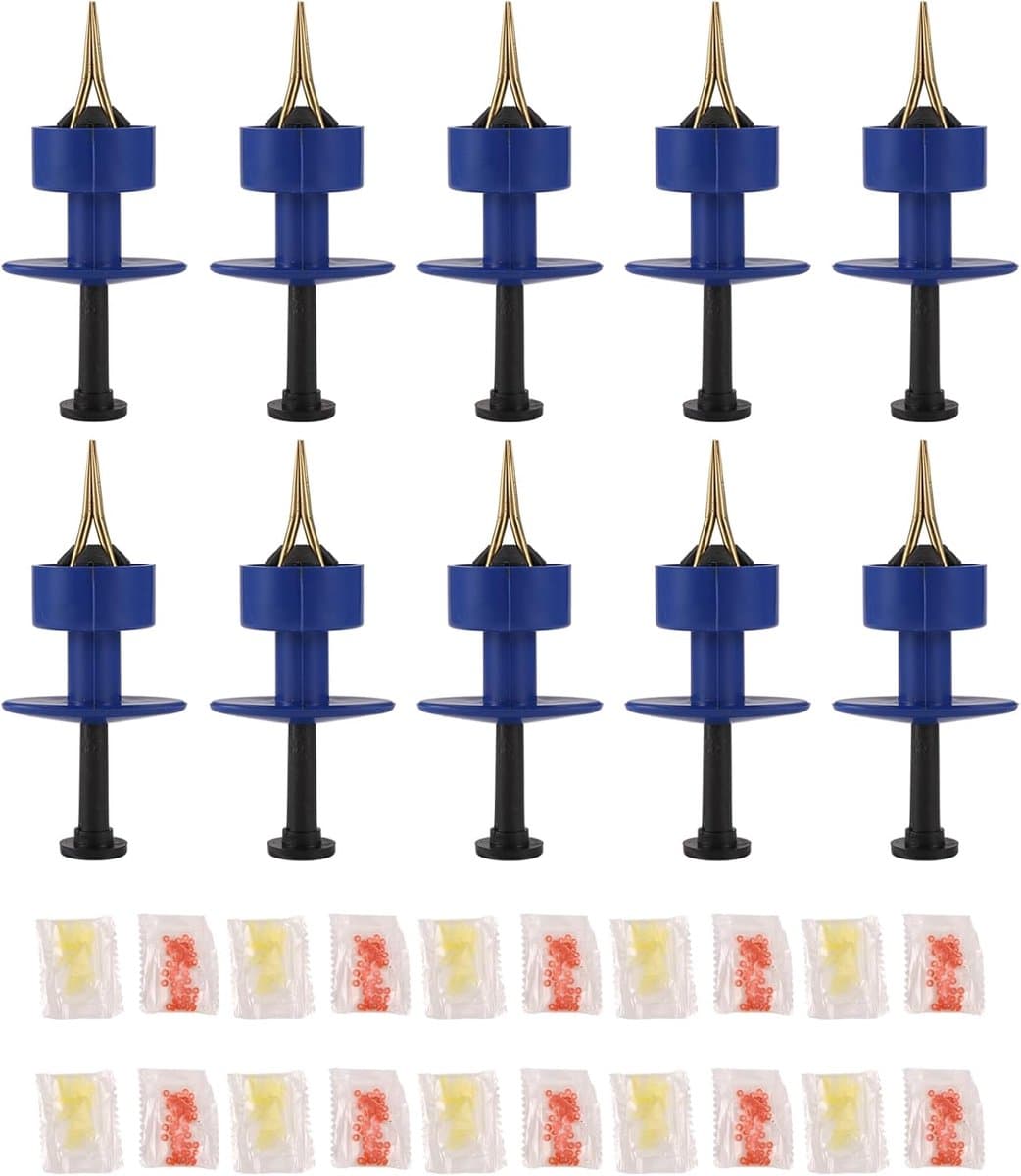 Worm Clip Bundler - Aas Houder - Vissen Lokaas - Inclusief Rubberen Band - 22 x 14 x 10 cm — afbeelding 1