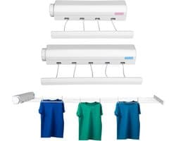 Uitschuifbaar Waslijn voor Binnen en Buiten - Flexibele Drooglijn