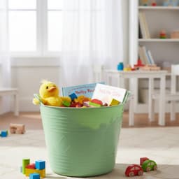 Excellent houseware Flexibele kuip / emmer - mint groen - 27 liter - kunststof - 42 x 35 cm — thumbnail 4
