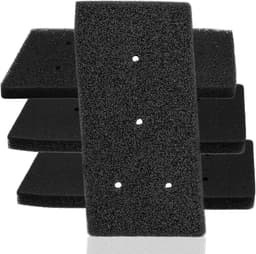 4 stuks filters voor wasdroger, filter gescht voor Bauknecht Privileg Whirlpool Hx 481010716911, 230 x 115 x 14 mm, compatibel met vervangingsfilters voor Whirlpool droger — thumbnail 1