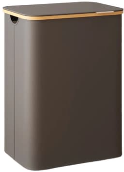 Wasmand - kleding verzamelaar - wasbak - 130L capaciteit - 52 cm x 38,5 cm x 70,5 cm - Duurzaam Oxford & Bamboo Design — thumbnail 1