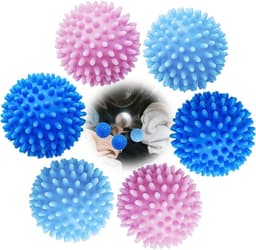 Allecto Plus - Herbruikbare Drogerballen voor Wasdrogers - 6 Stuks - Wasballen en Drogerballen voor Wasmachine — thumbnail 1