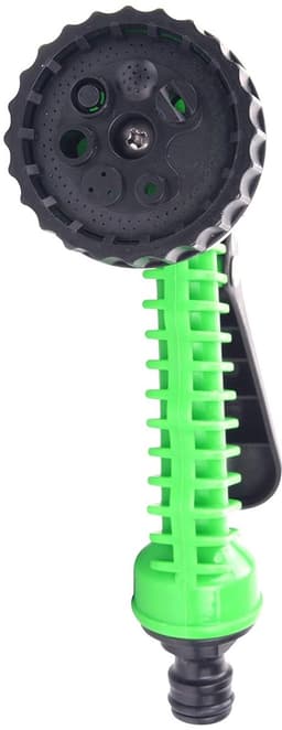 Rekbare groene spiraalslang - tot 15 meter - waterdicht - rubber — thumbnail 4