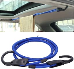 Waslijn voor Auto, Slijtvast Bagagenet voor Duurzaam Gebruik Thuis en op Reis met Bevestigingsrek — thumbnail 3