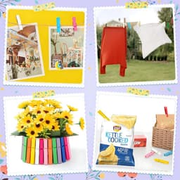 Kleurige houten wasknijpers 50 stuks, 7,2 cm, perfect voor foto's en knutselen — thumbnail 2