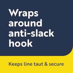 Retractable Clothesline 15m met Anti-Slack Hook en Swivel Wandbeugel – Ruimtebesparend en Veilig — thumbnail 4