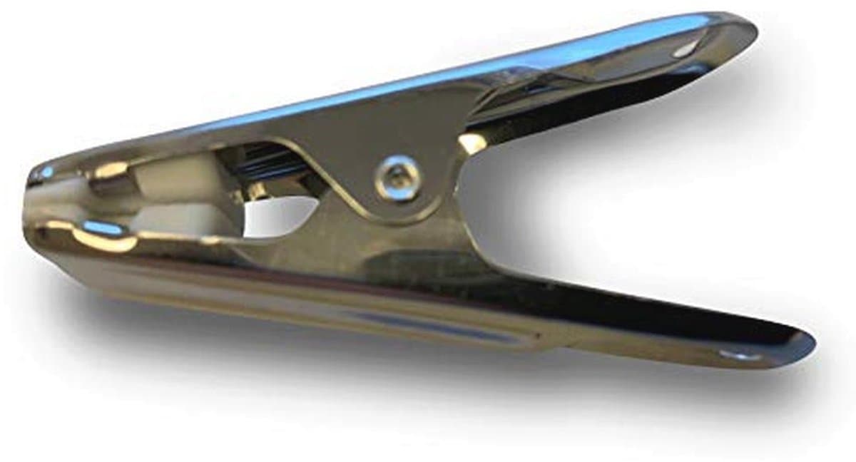 Set van 80 roestvrijstalen wasknijpers - 6,5 cm met antislip grip — afbeelding 1