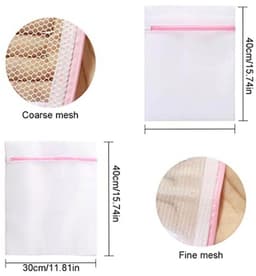 Wasnet | 4-delige wasmachinenet voor delicate kleding | Bescherming en organisatie — thumbnail 5