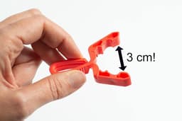 Sterke en Stabiele Wasknijpers - Modern Design, Roestvrij Kunststof, 20 Stuks — thumbnail 3