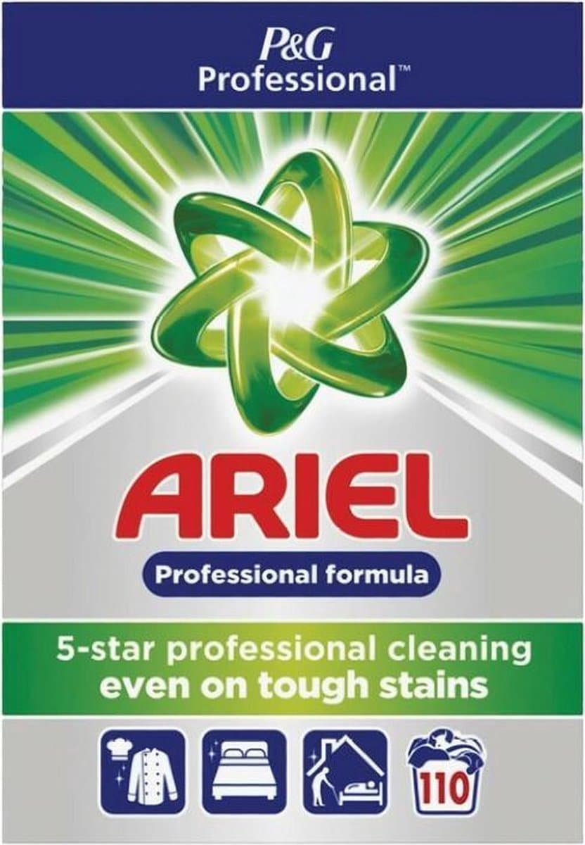 Ariel waspoeder actilift Voordeelverpakking | 110 wasbeurten, 7,15KG - Ariel Regular Waspoeder | Voor alle soorten was — afbeelding 1