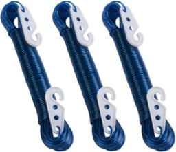 Lifetime Clean Waslijn - 3x - 20 meter - PVC - blauw - drooglijn / waslijndraad - wasgoed ophangen - met 2 haakjes — thumbnail 1