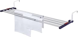 Leifheit hangdroogrek Quartett 42 uitschuifbaar - 4,2 m drooglengte - aluminium — thumbnail 4