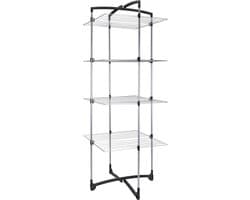 Metaltex - Fortino 4 - Droogtoren - Droogrek - 4 Etages - 33 meter Drooglengte - 69x64x171 cm