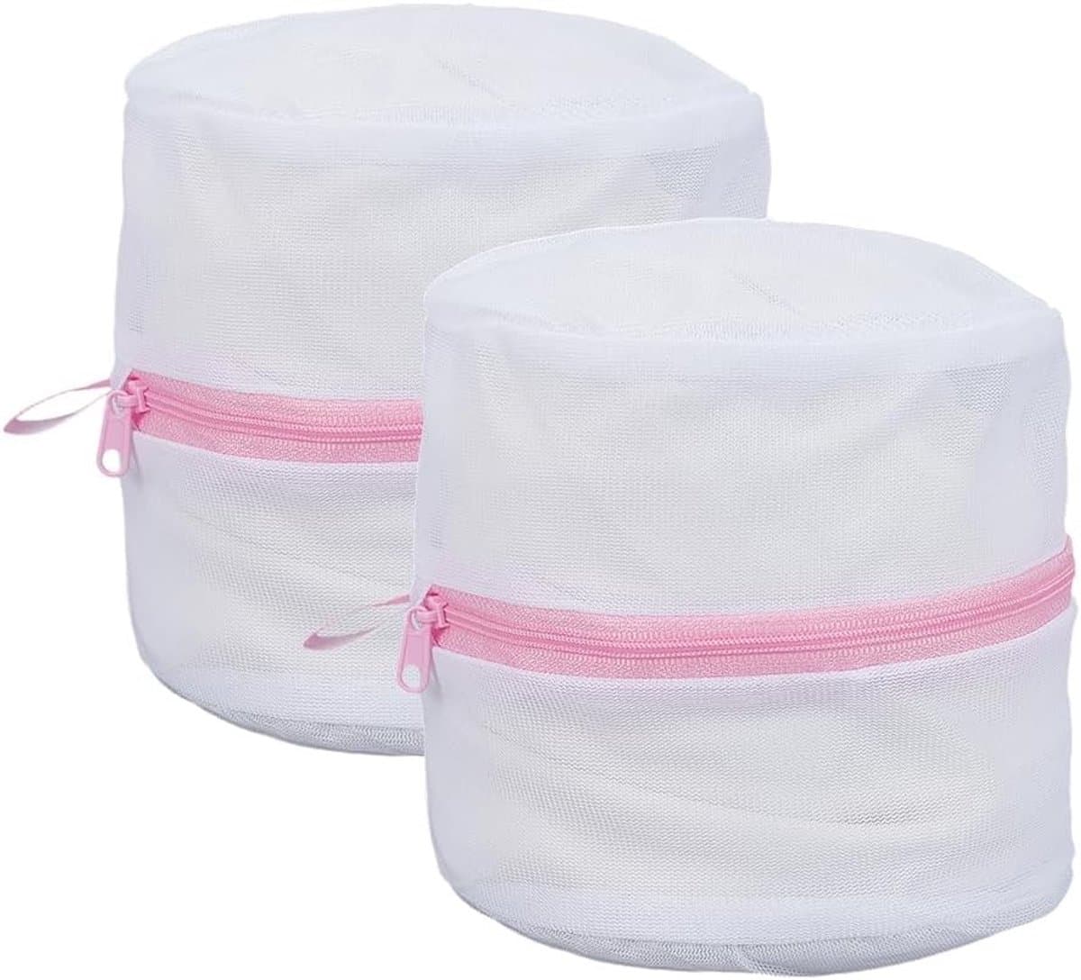 Set van 2 Waszakken voor Delicate Kleding - Mesh Waszakken met Rits voor Ondergoed, Bh's en Sokken - Ideaal voor Thuis, College en Reizen — afbeelding 1