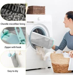 Set van 2 Waszakken voor Schoenen, Herbruikbaar voor de Wasmachine — thumbnail 3