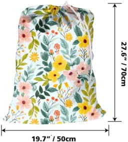 Set van 2 Opvouwbare Waszakken van Oxford Stof voor Spring — thumbnail 4