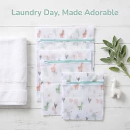 Wasnet voor Wasmachine - Multicolor - 40 x 50 cm - 3-delige Waszakset met Ritssluiting - Voor Ondergoed en Reisorganizer — thumbnail 3