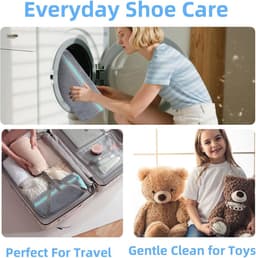 Waszakken, wasmachine, chuhe waszak rondom reiniging, wasnet voor sneakers, schoenenzak voor wasmachine, multi-bescherming, schoenwaszak, voor sportschoenen, tennisschoenen (grijs) — thumbnail 2