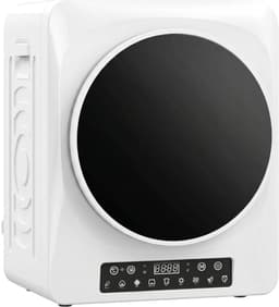 REDOM - Mini luchtafvoerdroger - 5 kg RVS trommel - Vochtigheidssensor met automatische stop - ECO en extra droog - Wit - 49 x 43 x 61 cm — thumbnail 4