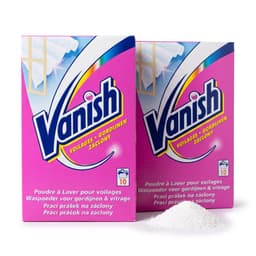 VANISH Waspoeder Voor Witte Gordijnen & Vitrage - Behandelt Vanaf 30°C - 10 Wasbeurten x 2 stuks — thumbnail 1