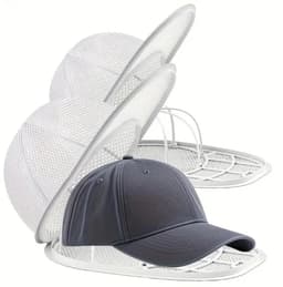 Wasrek Geschikt voor baseballpetten, 2-delige set, Geschikt voor het wassen van petten in de wasmachine om vervorming te Geschikt voorkomen, beschermt de vorm van de pet en zorgt Geschikt voor een reiniger, wit — thumbnail 2