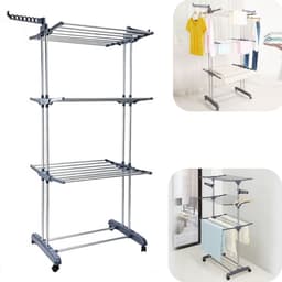 Opvouwbaar droogrek - 3 niveaus - Extra groot - Binnen en buiten — thumbnail 1