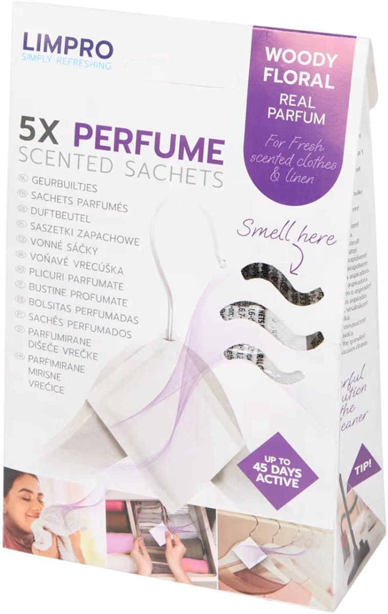 Limpro geurbuiltjes 5 stuks - Voor heerlijk fris ruikende kleding en handdoeken — afbeelding 1