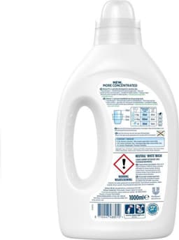 Neutral 0% Parfumvrije Wasmiddel Wit 4 x 1 Liter Voordeelverpakking — thumbnail 3