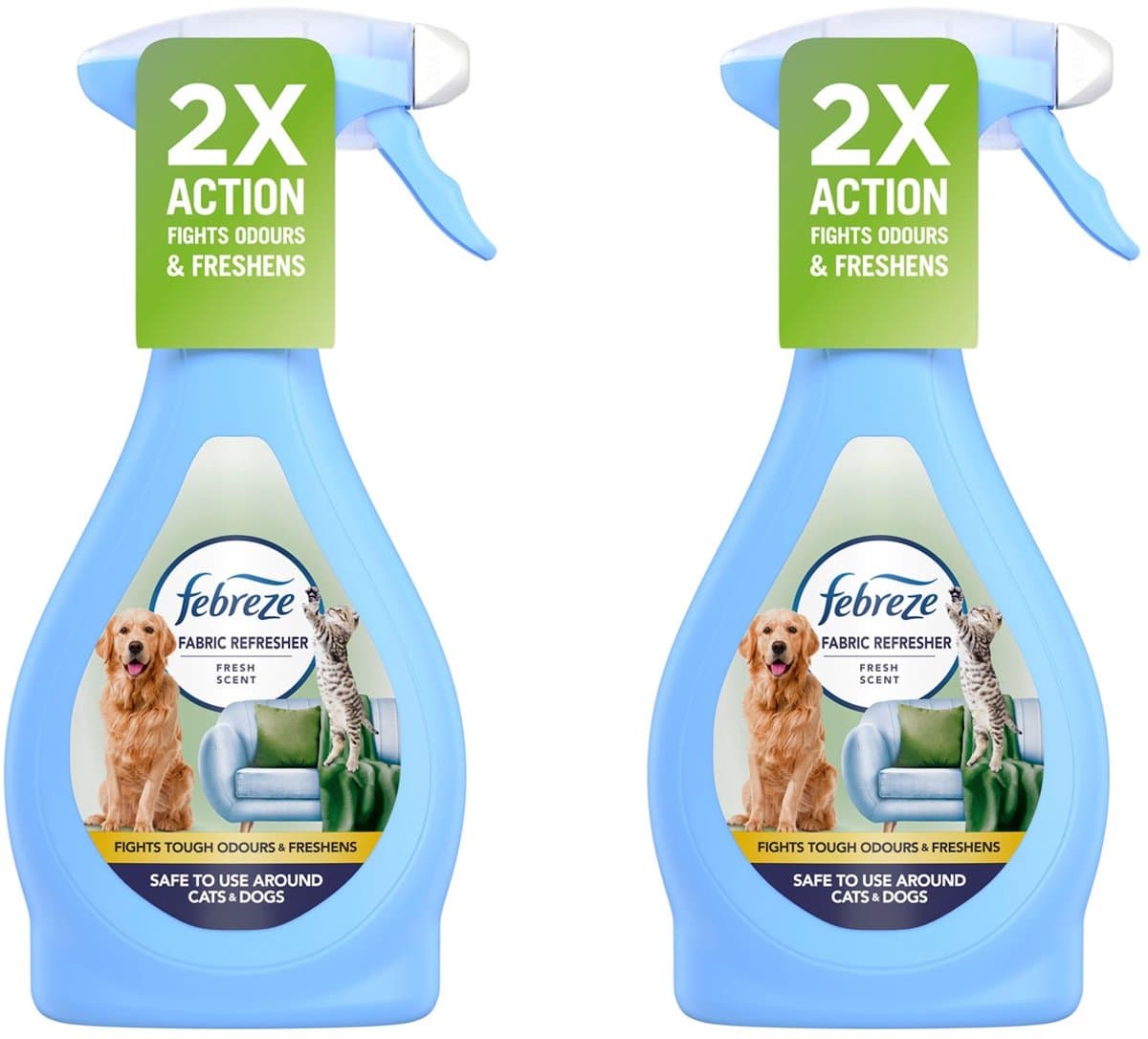 Febreze - Textiel luchtverfrisser - Speciaal voor huisdieren geuren - 2 x 500 ml — afbeelding 1