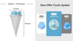 Pluizenfilterzakken voor wasmachines, dierenhaarvangers (4-pack) — thumbnail 5