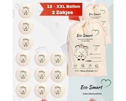 Eco Smart Drogerballen 12XXL - Duurzaame Wol Drogerballen - wasdrogerballen - 100% Nieuw-Zeelandse Schapen Wol - energiebesparende producten 12 stuks — afbeelding 1