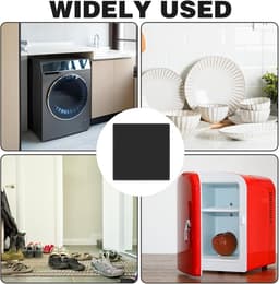 Lekbak onder Koelkast of Wasmachine - Siliconen Vloermat 60x60 cm - Waterdichte Antislip Beschermer — thumbnail 5
