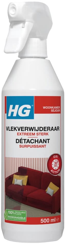 1 x HG Vlekverwijderaar Extra Sterk 500 ml - Vlekverwijderaar - Vlekken Verwijderen - Vlekken Op Textiel - Vlekken Op Tapijt - Vlekken Op Meubel — thumbnail 4