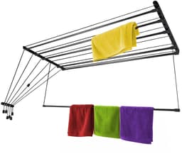 KADAX Hangdroger 6x140cm zwart AV140-P6St — thumbnail 1