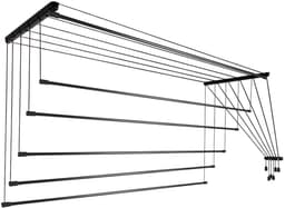 KADAX Hangdroger 6x140cm zwart AV140-P6St — thumbnail 4
