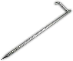 Grondanker Staal - Haringen Bouwhek - Constructie Beveiligen - Verzinkt Staal - 430mm - Zilver — thumbnail 2