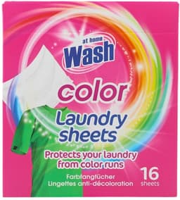 25 x At Home - Wash - Wasdoekjes - Gekleurde Was - Tegen Verkleuring - 12 Doekjes - Grootverpakking - Wasdoekjes - Kleurverschil - Was - Kleurstof - Wasmachine — thumbnail 2