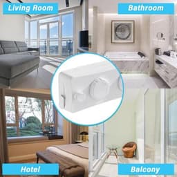 Uittrekbare Balkon Waslijn - Wandmontage, Intrekbare en Eenvoudig Te Monteren - 5,1 m RVS Waslijn — thumbnail 2