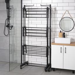 Vilde - Pionaire Droogrek - Metalen - Drie niveaus - 130x64x172 cm — thumbnail 5