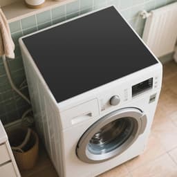 Afdekking voor wasmachine 60 x 60 cm - Stofdeksel voor Droger, Koelkast, Badkamer — thumbnail 4