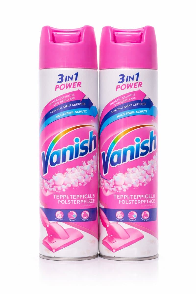 Vanish Oxi Action Tapijtreiniger - Voordeelverpakking - 2 stuks - Vlekverwijderaar - Schuim - 2X600ml — afbeelding 1