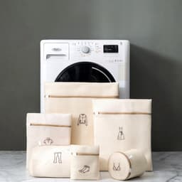 House of Husk Waszakken - Wasnetten - Set van 6 - Bescherm je Wasgoed en Wasmachine - Beige — thumbnail 5