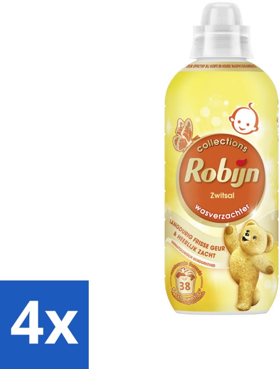 Robijn – Wasverzachter – Zwitsalgeur – 765 ml - Voordeelverpakking - 4 stuks — afbeelding 1